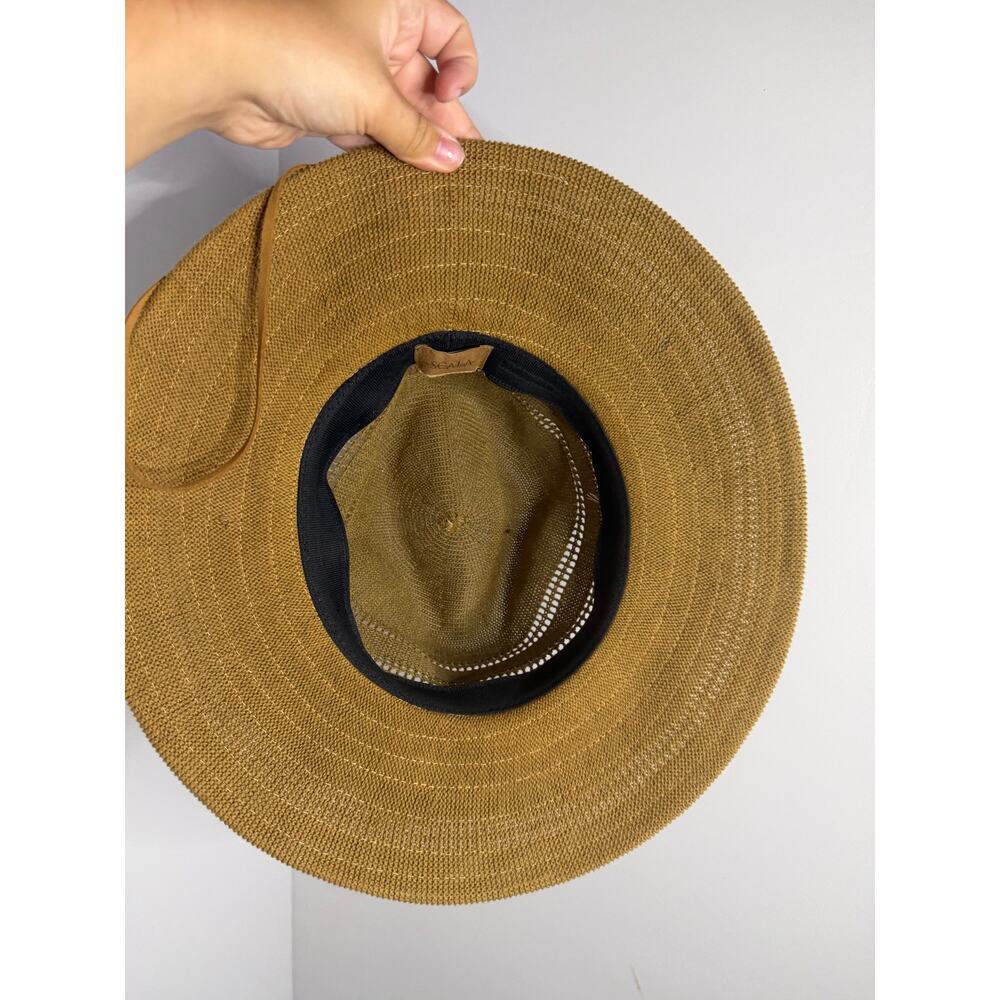 Scala Felicity Knit Safari Fedora Hat 22 inches all around One size fits most - Picture 5 of 7
